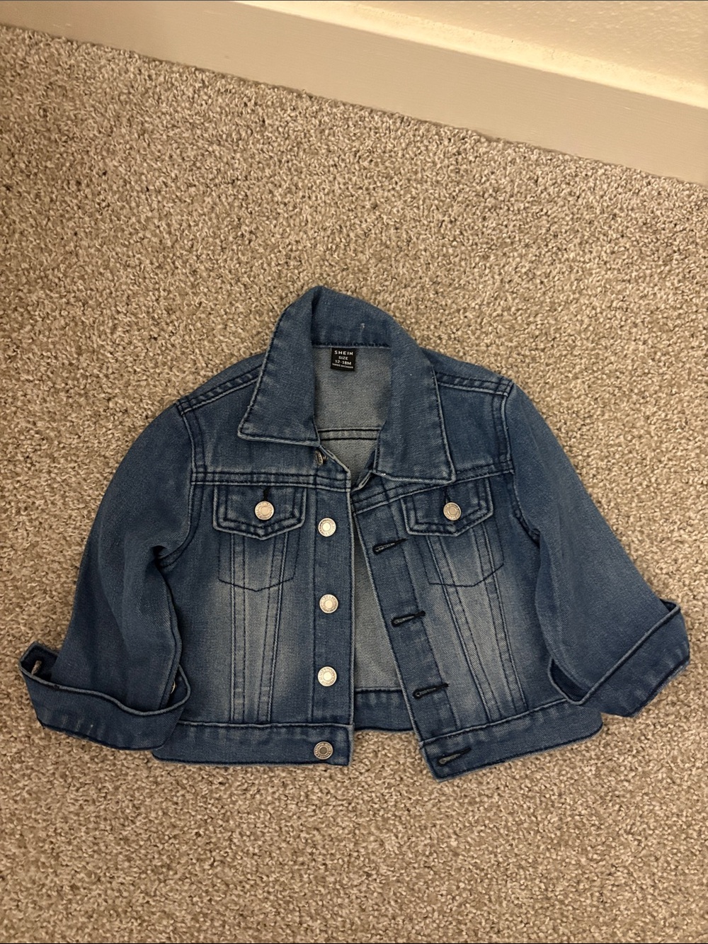 SHEIN Kids Blue Denim Jacket